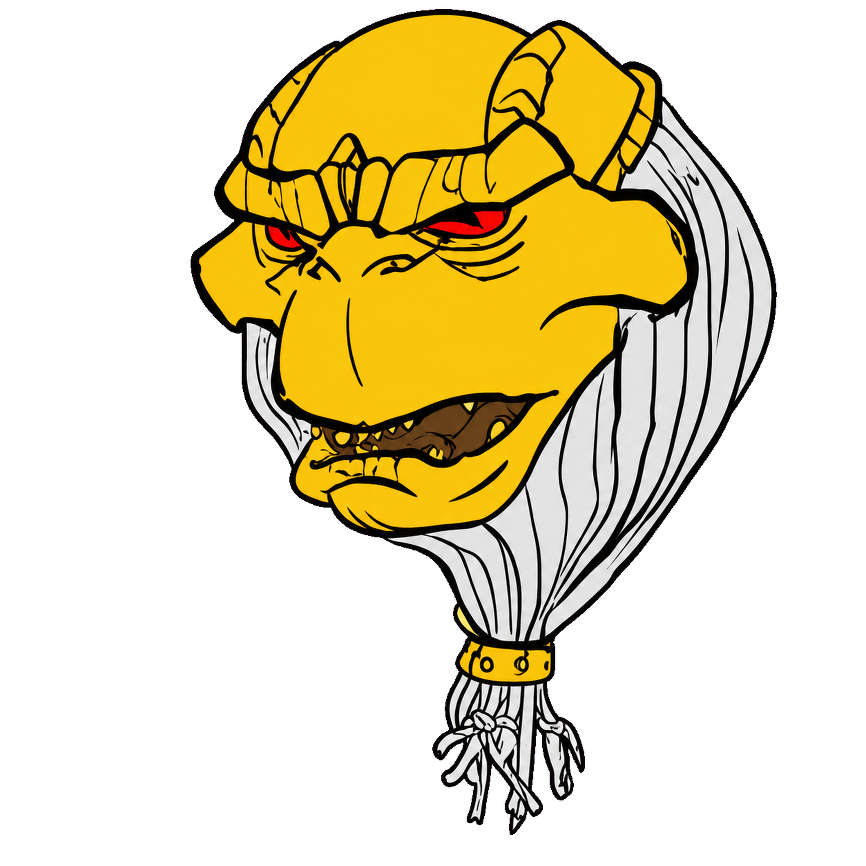 Gorius Karkum Lantern character sticker on white