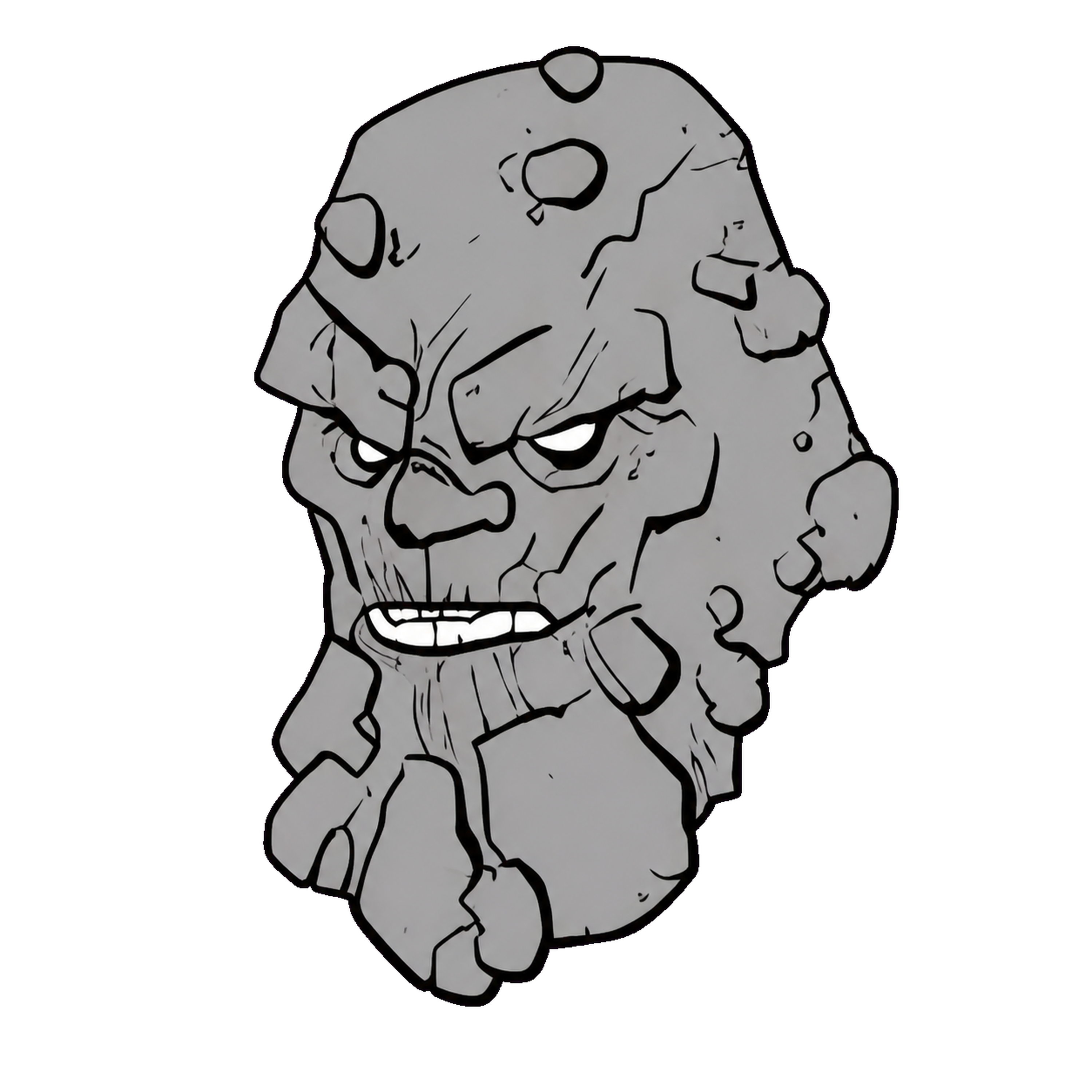 Hannu Lantern character sticker on white