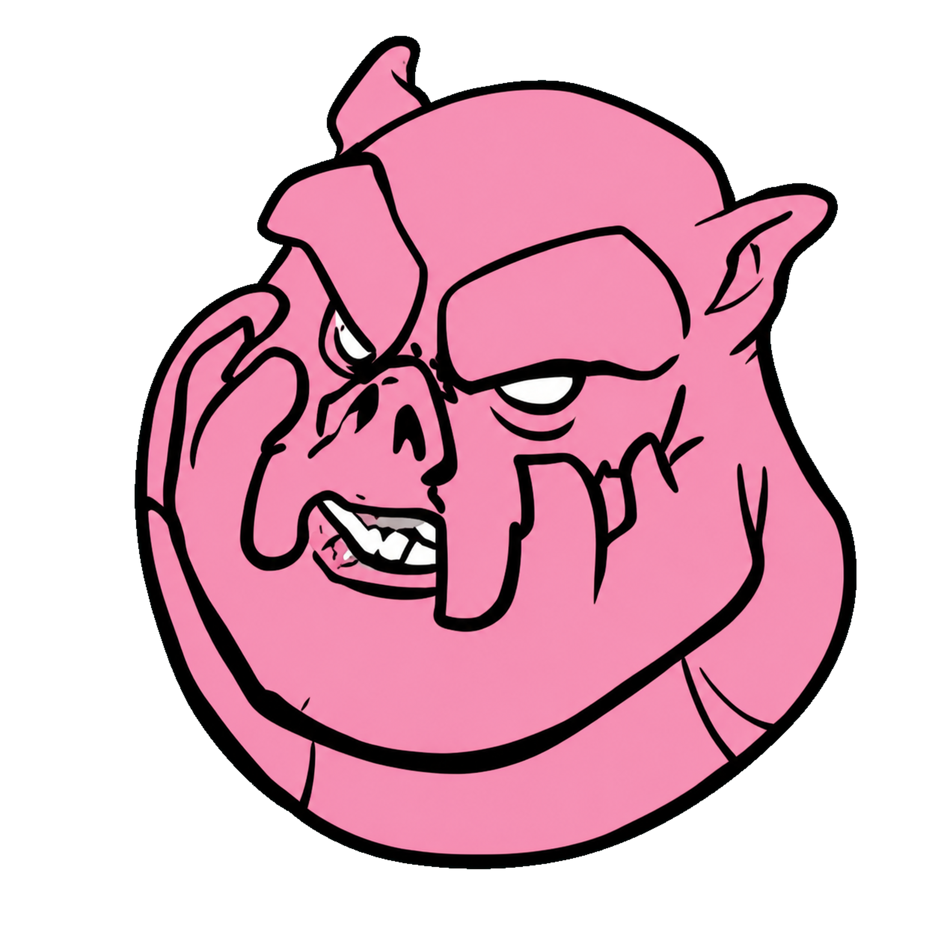 Kilowog Lantern character sticker on white
