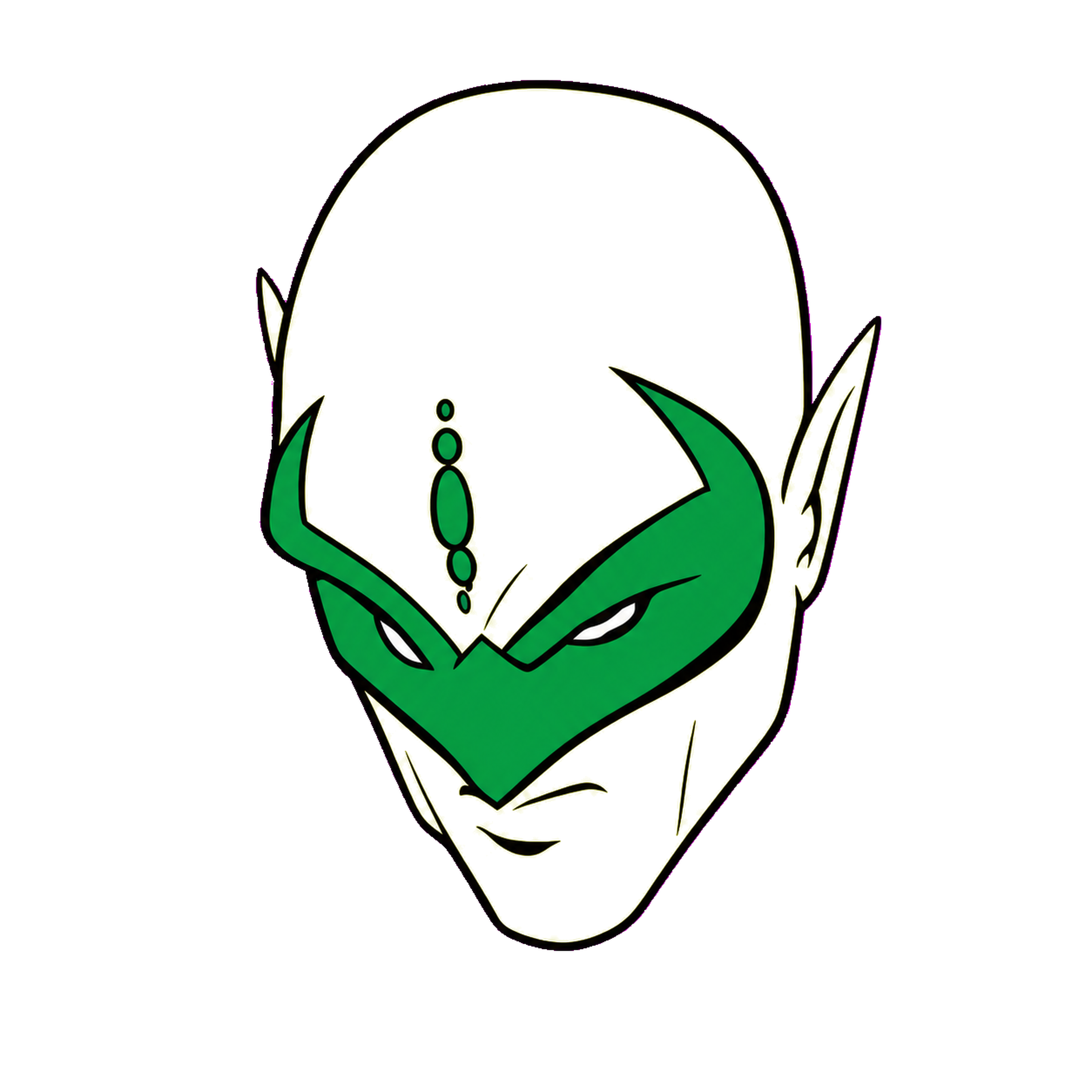 Saarek Lantern character sticker on white