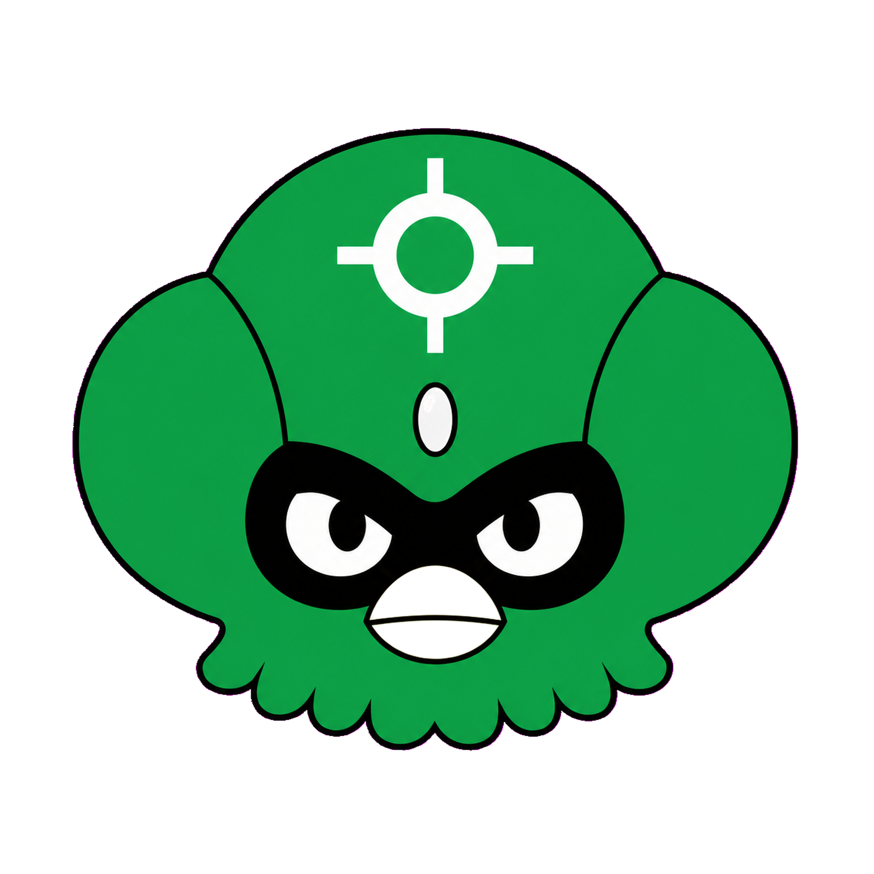 Shorm Lantern character sticker on white