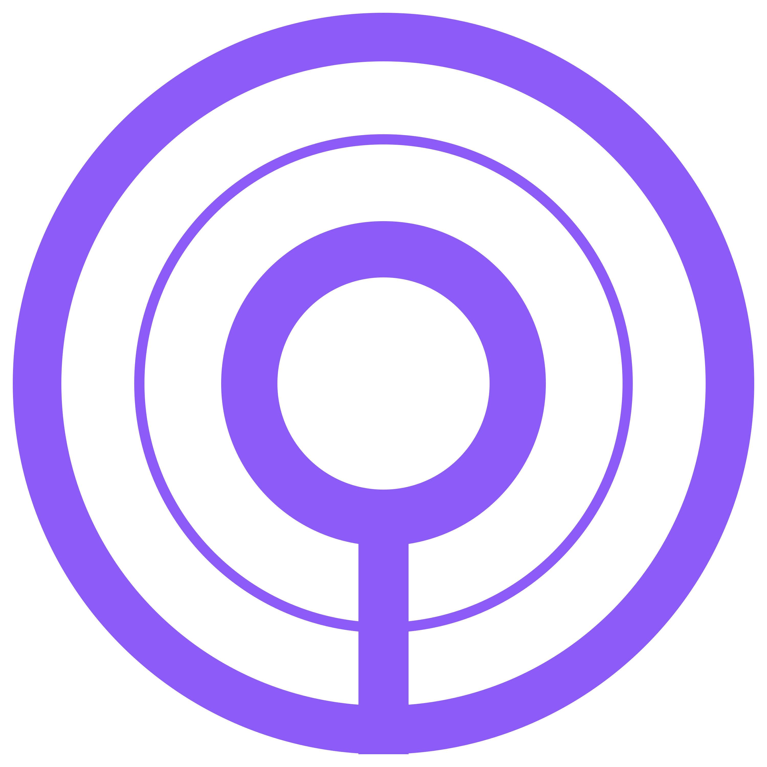 Ultraviolet Corps white-accent sticker design