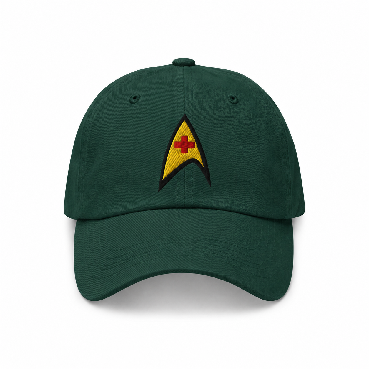 Retro Space Medical dad hat design preview