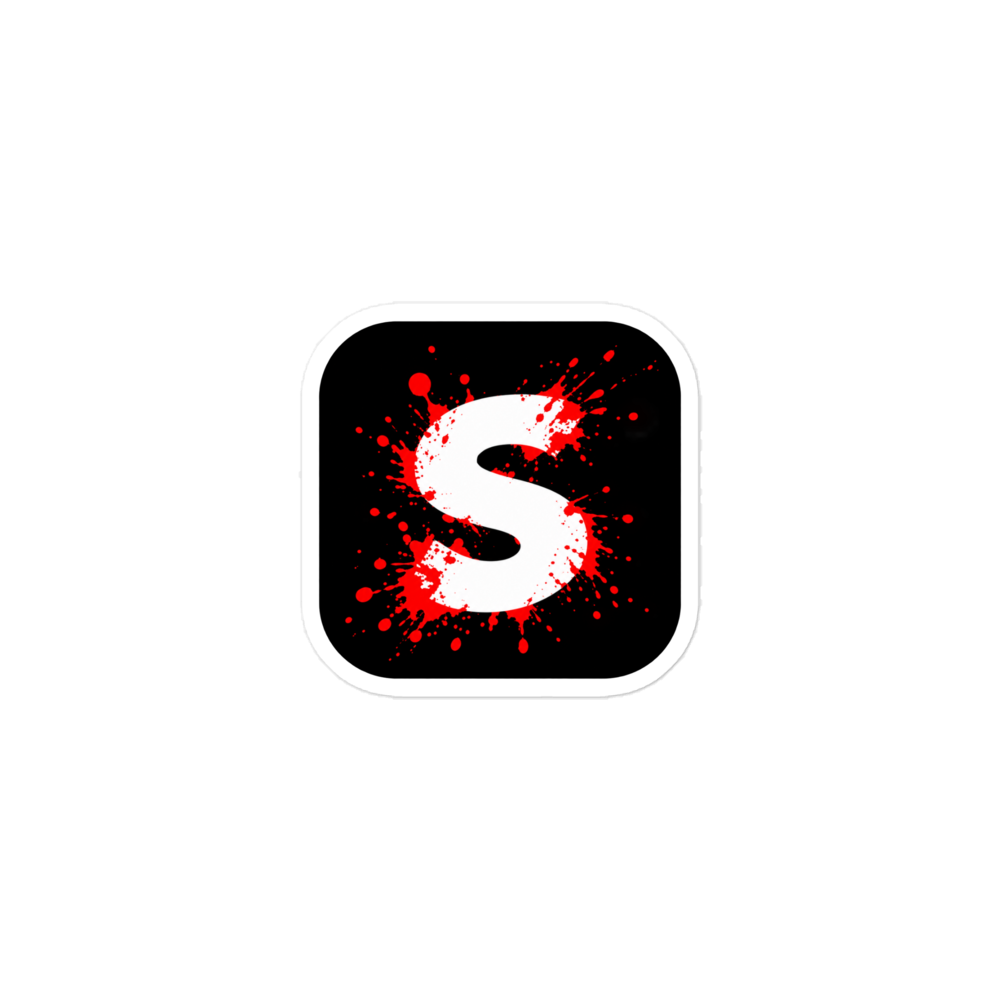 Screambox app icon sticker — Printful product mockup