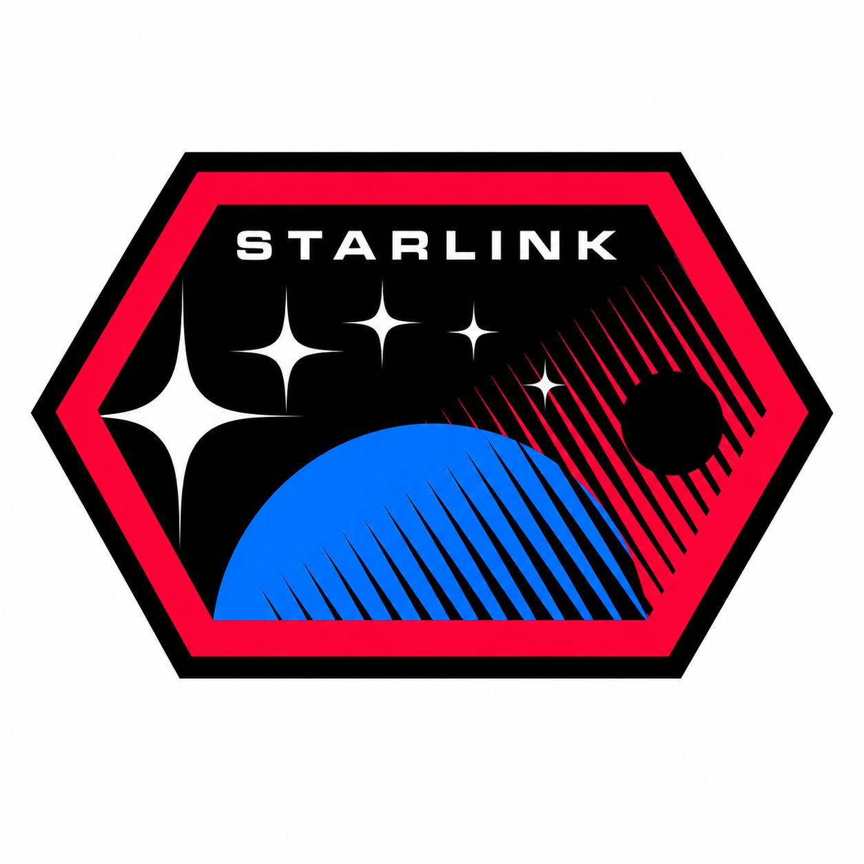 Starlink Emblem Sticker design preview