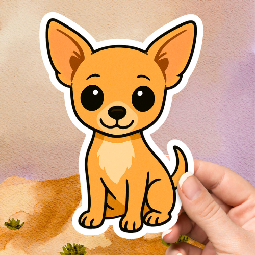 Chihuahua Cute Dog Sticker
