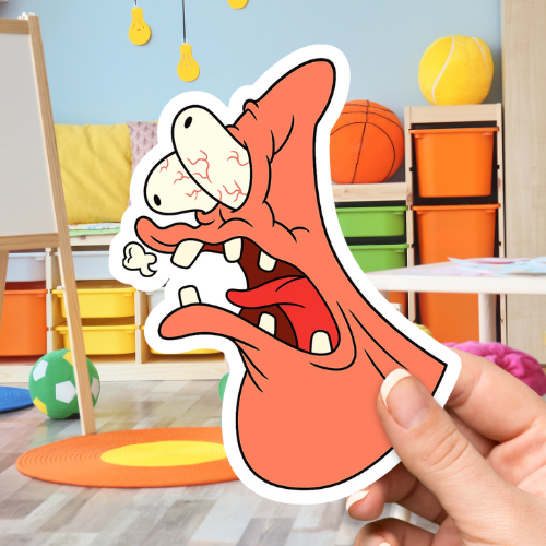 Patrick Punch Memes Sticker