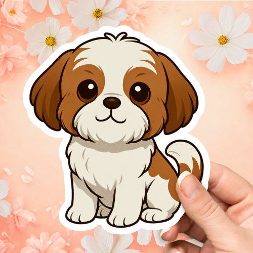 Shih Tzu Cute Dog Sticker