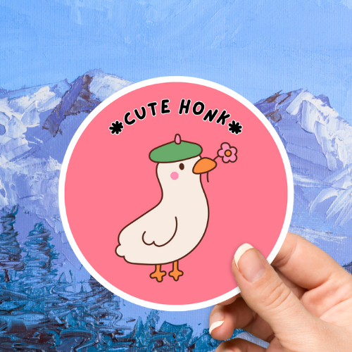 Cute Honk Sticker