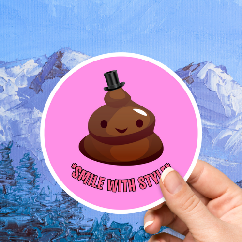 Smile With Style Sticker
