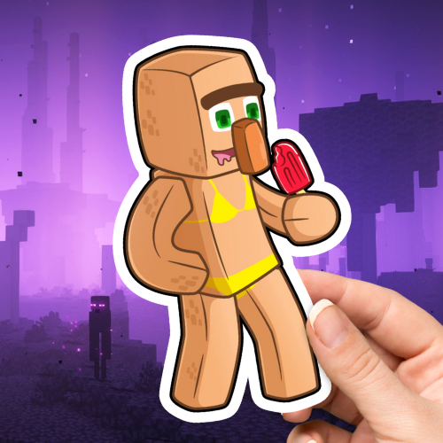 Villager Minecraft Sticker