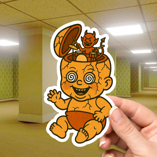 Devil Doll Sticker