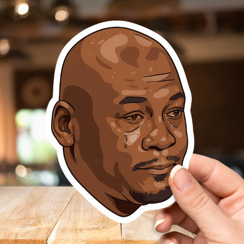 Crying Face Memes Sticker