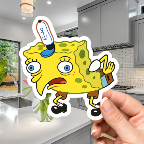 Spongebobs Posture Memes Sticker