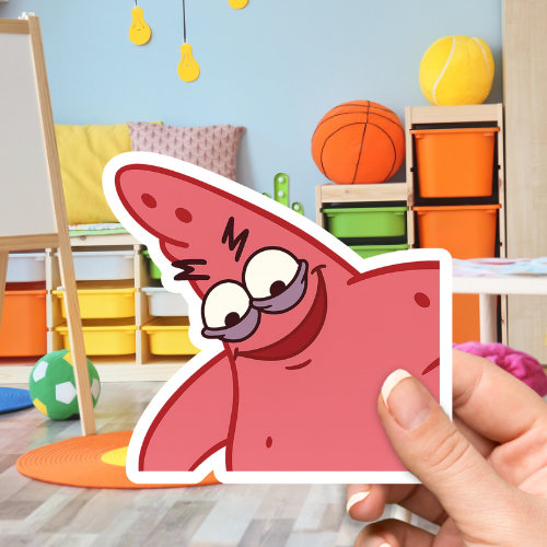 Patrick Face Memes Sticker