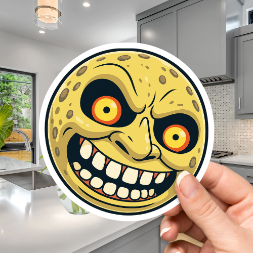 Moon Head Zelda Sticker