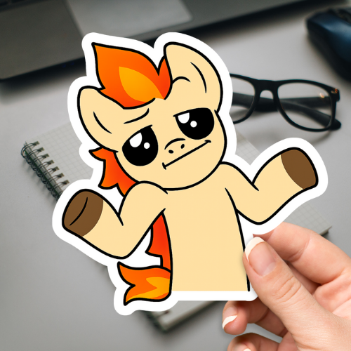 Ponyta Pokemon Memes Sticker