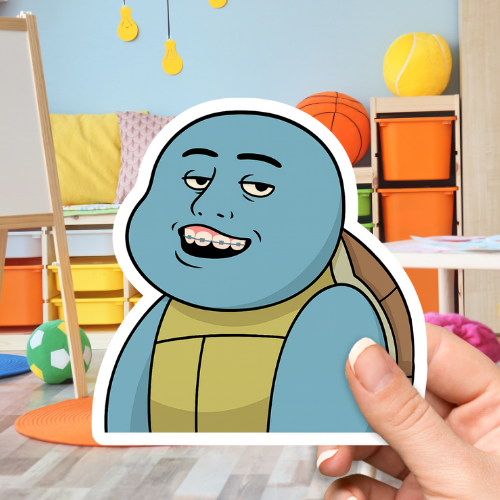 Squirtles Brace Pokemon Memes Sticker